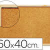 TABLEAU LIEGE Q-CONNECT MURAL CADRE BOIS PIN NATUREL 2 FACES INCLUS 5 APINGLES MEMO FIXATION MUR APAISSEUR 1MM 60X40CM TABLEAU LIEGE Q-CONNECT MURAL CADRE BOIS PIN NATUREL 2 FACES INCLUS 5 APINGLES MEMO FIXATION MUR APAISSEUR 1MM 60X40CM