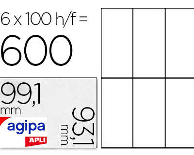 atiquette-adhasive-apli-agipa-multi-usage-99-1x93-1mm-toute-imprimante-coins-arrondis-bo-te-600-unitas