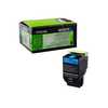 Lexmark 80C2SCE Toner Cyan Gamme Pro 2K