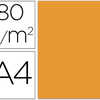 PAPIER COULEUR LIDERPAPEL MULT IFONCTIONS A4 80G/M2 UNICOLORE ORANGE PAQUET 15F