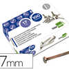 ATTACHE PARISIENNE LIDERPAPEL ACIER NIQUELÉ N.2 17MM BOÎTE DISTRIBUTRICE 100 UNITÉS ATTACHE PARISIENNE LIDERPAPEL ACIER NIQUELÉ N.2 17MM BOÎTE DISTRIBUTRICE 100 UNITÉS