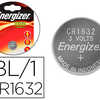 PILE ENERGIZER MINIATURE APPAR EILS ALECTRONIQUES I.C.E. CR1632 3V BLISTER 1 UNITA PILE ENERGIZER MINIATURE APPAR EILS ALECTRONIQUES I.C.E. CR1632 3V BLISTER 1 UNITA
