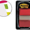 MARQUE-PAGES POST-IT STANDARD INDEX 25X44MM 50F COLORIS ROUGE