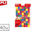 GOMMETTE APLI AGIPA REPOSITIONNABLE CARRÉE ALPHABET COLORIS ASSORTIS POCHETTE 12F 840 UNITÉS GOMMETTE APLI AGIPA REPOSITIONNABLE CARRÉE ALPHABET COLORIS ASSORTIS POCHETTE 12F 840 UNITÉS