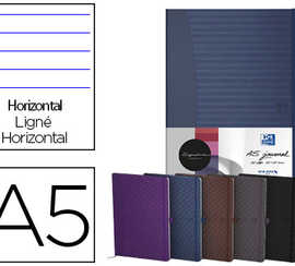 cahier-brocha-oxford-signature-couverture-polyurathane-a5-14-8x21cm-160-pages-90g-ligna-6mm-coloris-classiques-assortis