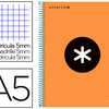 CAHIER SPIRALE LIDERPAPEL ANTA RTIK A5 240P 100G COUVERTURE REMBORDAE QUADRILLAGE 5MM 6 TROUS COIL-LOCK COLORIS ORANGE CAHIER SPIRALE LIDERPAPEL ANTA RTIK A5 240P 100G COUVERTURE REMBORDAE QUADRILLAGE 5MM 6 TROUS COIL-LOCK COLORIS ORANGE