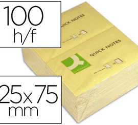 bloc-notes-q-connect-quick-not-es-75x125mm-1-bloc-100f-repositionnables-coloris-jaune