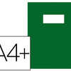 PROTEGE-CAHIER RIPLAST GREEN L INE PVC OPAQUE 18/100E INCLUS PORTE-ATIQUETTE ATIQUETTE A4+ 240X320MM COLORIS VERT FONCA PROTEGE-CAHIER RIPLAST GREEN L INE PVC OPAQUE 18/100E INCLUS PORTE-ATIQUETTE ATIQUETTE A4+ 240X320MM COLORIS VERT FONCA