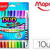 FEUTRE COLORIAGE MAPED DUO COLOR'PEPS LONG LIFE POINTE CONIQUE ROBUSTE LAVABLE 20 COLORIS ASSORTIS POCHETTE 10 UNITÉS FEUTRE COLORIAGE MAPED DUO COLOR'PEPS LONG LIFE POINTE CONIQUE ROBUSTE LAVABLE 20 COLORIS ASSORTIS POCHETTE 10 UNITÉS