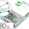 ÉPINGLE SIGNALISATION Q-CONNECT MÉTAL PLASTIQUE COLORIS ASSORTIS BOÎTE 80 UNITÉS ÉPINGLE SIGNALISATION Q-CONNECT MÉTAL PLASTIQUE COLORIS ASSORTIS BOÎTE 80 UNITÉS