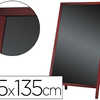 TABLEAU SOL NOIR LIDERPAPEL BO IS HÈTELLERIE CHEVALET DOUBLE FACE MARQUEUR TYPE CRAIE 75X135X52CM TABLEAU SOL NOIR LIDERPAPEL BO IS HÈTELLERIE CHEVALET DOUBLE FACE MARQUEUR TYPE CRAIE 75X135X52CM
