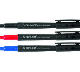 roller-q-connect-criture-moyenne-0-6mm-fluide-douce-pointe-acier-solidit-durabilit-encre-base-eau-couleur-rouge