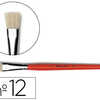 BROSSE PLATE RAPHAOL SOIE DE P ORC N°12 VIROLE FER BLANC NICKELA BROSSE PLATE RAPHAOL SOIE DE P ORC N°12 VIROLE FER BLANC NICKELA