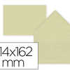 ENVELOPPE GOMMÉE LIDERPAPEL PA PIER OFFSET C6 114X162MM 80G/M2 COLORIS CRÈME POCHETTE 15U PATTE RABAT TRIANGULAIRE