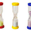 SABLIER HENBEA PLASTIQUE RÉSISTANT MARQUE DE 1 À 3 MINUTES 10X3 CM SABLIER HENBEA PLASTIQUE RÉSISTANT MARQUE DE 1 À 3 MINUTES 10X3 CM