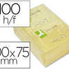 BLOC-NOTES Q-CONNECT QUICK NOT ES 102X76MM 1 BLOC 100F REPOSITIONNABLES COLORIS JAUNE BLOC-NOTES Q-CONNECT QUICK NOT ES 102X76MM 1 BLOC 100F REPOSITIONNABLES COLORIS JAUNE