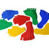 EMPREINTE MAINS ET PIEDS PLASTICO ROTOTECH SOUPLE 2X4 COULEURS/FORMES LOT 16 UNITÉS EMPREINTE MAINS ET PIEDS PLASTICO ROTOTECH SOUPLE 2X4 COULEURS/FORMES LOT 16 UNITÉS