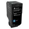 Lexmark 74C2SC0 Toner Cyan Ret. 7K Lexmark 74C2SC0 Toner Cyan Ret. 7K