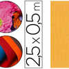 PAPIER CRAPON CLAIREFONTAINE D ENSITA CRÊPAGE 60% 40G/M2 50CMX2.5M UNICOLORE JAUNE OR POCHETTE 10F PAPIER CRAPON CLAIREFONTAINE D ENSITA CRÊPAGE 60% 40G/M2 50CMX2.5M UNICOLORE JAUNE OR POCHETTE 10F