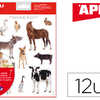 GOMMETTES APLI AGIPA LES ANIMAUX DE LA FERME POCHETTE 12F