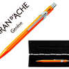 PORTE-MINE CARAN D'ACHE 844 CLASSIC LINE ALUMINIUM MINE 0.7MM BOUTON POUSSOIR RÉSERVOIR MINES GOMME CORPS ORANGE ÉTUI PORTE-MINE CARAN D'ACHE 844 CLASSIC LINE ALUMINIUM MINE 0.7MM BOUTON POUSSOIR RÉSERVOIR MINES GOMME CORPS ORANGE ÉTUI