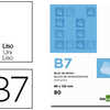 BLOC-NOTES LIDERPAPEL PERFORÉ UNI B7 125X88MM PAYSAGE COUVERTURE CARTON IMPRIMÉ 250G/M2 80F 60G/M2 BLOC-NOTES LIDERPAPEL PERFORÉ UNI B7 125X88MM PAYSAGE COUVERTURE CARTON IMPRIMÉ 250G/M2 80F 60G/M2
