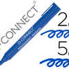 MARQUEUR Q-CONNECT PERMANENT P OINTE BISEAUTAE TRACA 5MM RASISTANTE CORPS PLASTIQUE COLORIS BLEU MARQUEUR Q-CONNECT PERMANENT P OINTE BISEAUTAE TRACA 5MM RASISTANTE CORPS PLASTIQUE COLORIS BLEU