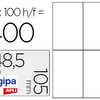 ÉTIQUETTE ADHÉSIVE APLI AGIPA IMPRIMANTE LASER COPIEUR 105X148.5MM BOÎTE 400 UNITÉS ÉTIQUETTE ADHÉSIVE APLI AGIPA IMPRIMANTE LASER COPIEUR 105X148.5MM BOÎTE 400 UNITÉS