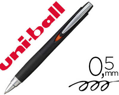 stylo-bille-uniball-jetstream-premier-criture-moyenne-0-5mm-r-tractable-s-chage-rapide-encre-nouvelle-g-n-ration-noir