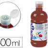 GOUACHE SCOLAIRE LIDERPAPEL LIQUIDE LAVABLE FERMETURE SÉCURITÉ BRILLANTE COLORIS MARRON FLACON 500ML GOUACHE SCOLAIRE LIDERPAPEL LIQUIDE LAVABLE FERMETURE SÉCURITÉ BRILLANTE COLORIS MARRON FLACON 500ML