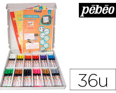 marqueur-gouache-p-b-o-skrib-schoolbox-12-coloris-assortis-pochette-36-unit-s