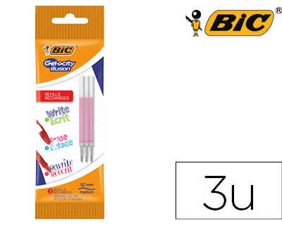 recharge-stylo-bic-gelocity-il-lusion-encre-gel-effacable-coloris-rouge-pochette-de-3-unitas