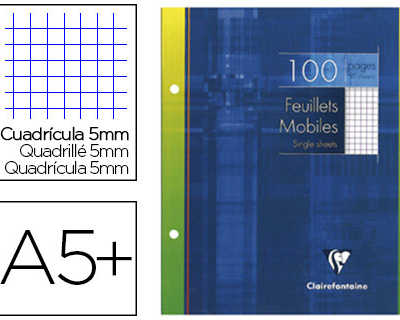 feuillet-mobile-clairefontaine-a5-170x220mm-papier-valin-velouta-100-pages-90g-5x5mm-perfora-coloris-blanc