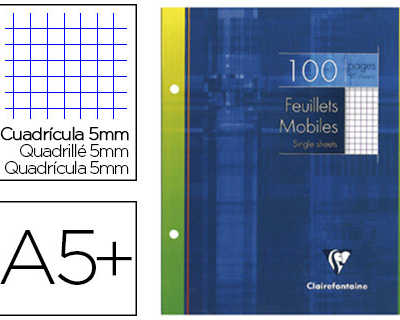 feuillet-mobile-clairefontaine-a5-170x220mm-papier-valin-velouta-100-pages-90g-5x5mm-perfora-coloris-blanc