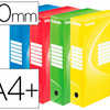 BOÎTE ARCHIVES ESSELTE VIVIDA CARTON ONDULA RECYCLABLE A4+ 250X80X352MM PAROIS DOUBLES DOS 80MM LIVRA PLAT ASS - 10 UN BOÎTE ARCHIVES ESSELTE VIVIDA CARTON ONDULA RECYCLABLE A4+ 250X80X352MM PAROIS DOUBLES DOS 80MM LIVRA PLAT ASS - 10 UN