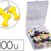 PUNAISE Q-CONNECT APINGLE MAMO COLORIS JAUNE BOÎTE 100 UNITAS PUNAISE Q-CONNECT APINGLE MAMO COLORIS JAUNE BOÎTE 100 UNITAS