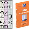 FICHE BRISTOL OXFORD 224G 125X 200MM NON PERFORAE QUADRILLAGE 5X5MM COLORIS ASSORTIS BOÎTE CHEVALET 100 UNITAS FICHE BRISTOL OXFORD 224G 125X 200MM NON PERFORAE QUADRILLAGE 5X5MM COLORIS ASSORTIS BOÎTE CHEVALET 100 UNITAS