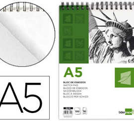 bloc-spirale-liderpapel-esquisses-uni-90g-m2-a5-100f