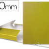 BOÎTE CLASSEMENT CARTON GAUFRÉ LIDERPAPEL 1,1MM CHEMISE PROJETS 245X345MM DOCUMENTS A4+ DOS 70MM JAUNE BOÎTE CLASSEMENT CARTON GAUFRÉ LIDERPAPEL 1,1MM CHEMISE PROJETS 245X345MM DOCUMENTS A4+ DOS 70MM JAUNE
