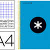 CAHIER SPIRALE LIDERPAPEL ANTA RTIK A4 240P 100G COUVERTURE REMBORDAE QUADRILLAGE 5MM 4 TROUS COIL-LOCK COLORIS BLEU CAHIER SPIRALE LIDERPAPEL ANTA RTIK A4 240P 100G COUVERTURE REMBORDAE QUADRILLAGE 5MM 4 TROUS COIL-LOCK COLORIS BLEU