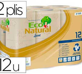 papier-toilette-aconatural-rec-ycla-certification-acolabel-2-plis-200-feuilles-coloris-havane-8-paquet-12-rouleaux