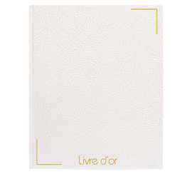 livre-d-or-sign-simil-cuir-205-x260mm-128f-aspect-croco-papier-creme-ligna-coloris-blanc
