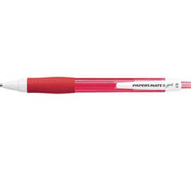 roller-paper-mate-gel-r-tractable-criture-moyenne-0-5mm-encre-sp-cifique-douceur-criture-luminosit-couleur-rouge