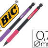 PORTE-MINE BIC MATIC GRIP 0.7M M EMBOUT GOMME CORPS PLASTIQUE NOIR AGRAFE COLORAE GRIP CAOUTCHOUC 3 MINES HB PORTE-MINE BIC MATIC GRIP 0.7M M EMBOUT GOMME CORPS PLASTIQUE NOIR AGRAFE COLORAE GRIP CAOUTCHOUC 3 MINES HB