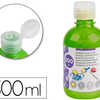 GOUACHE SCOLAIRE LIDERPAPEL LI QUIDE LAVABLE FERMETURE SÉCURITÉ BRILLANTE COLORIS VERT FLUORESCENT FLACON 300ML GOUACHE SCOLAIRE LIDERPAPEL LI QUIDE LAVABLE FERMETURE SÉCURITÉ BRILLANTE COLORIS VERT FLUORESCENT FLACON 300ML