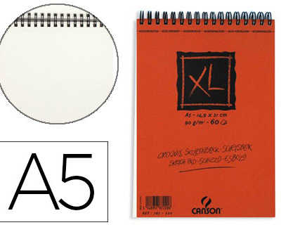 bloc-croquis-canson-xl-spirale-petit-c-ta-micro-perforations-90g-a5-60f