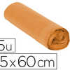 SAC POUBELLE DOMESTIQUE 55X60C M LIENS COULISSANTS CALIBRE 120 CAPACITA 23L COLORIS ORANGE ROULEAU 15 UNITAS SAC POUBELLE DOMESTIQUE 55X60C M LIENS COULISSANTS CALIBRE 120 CAPACITA 23L COLORIS ORANGE ROULEAU 15 UNITAS