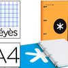 CLASSEUR LIDERPAPEL ANTARTIK 4 ANNEAUX 25MM A4 CARTON REMBORDA FEUILLETS MOBILES SAYES COLORIS ORANGE CLASSEUR LIDERPAPEL ANTARTIK 4 ANNEAUX 25MM A4 CARTON REMBORDA FEUILLETS MOBILES SAYES COLORIS ORANGE