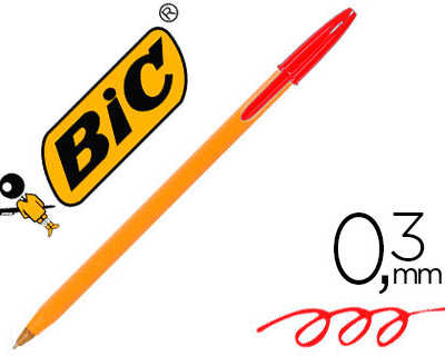 stylo-bille-bic-orange-acritur-e-extra-fine-0-3mm-encre-classique-bille-indaformable-capuchon-couleur-encre-rouge