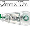 CORRECTEUR TOMBOW COMPACT MONO AIR FRONTAL RUBAN 10MX4.2MM BLISTER 2 UNITAS